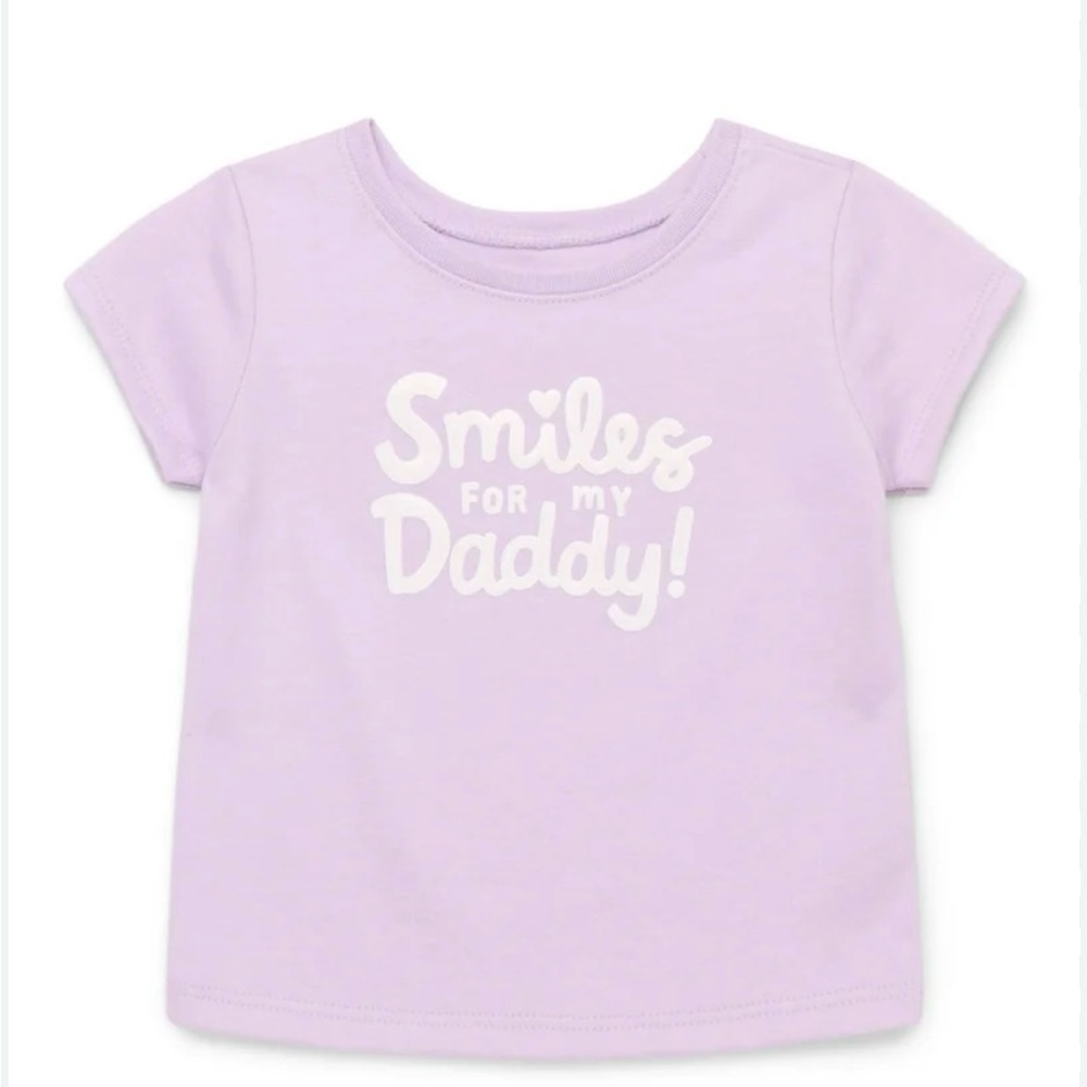 Garanimals Lavender Tee - Smiles for Daddy